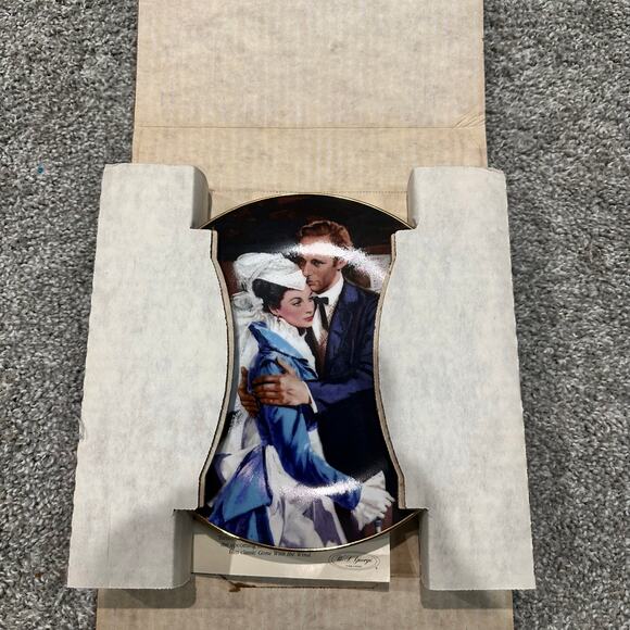 "A Question of Honor" Plate Gone with the Wind Series W.L. George - Picture 2 of 3